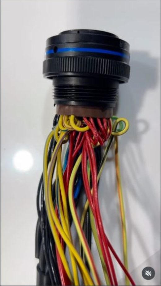 Custom automotive wiring harness connector